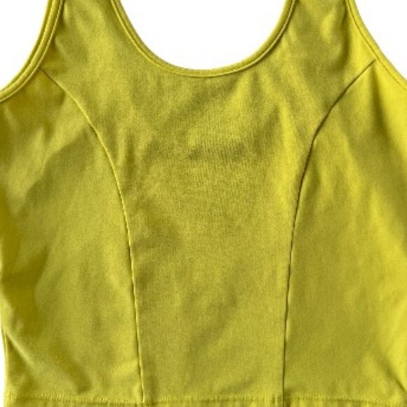 BuffBunny yellow Bae crop tank top size XS - Picture 3 of 7